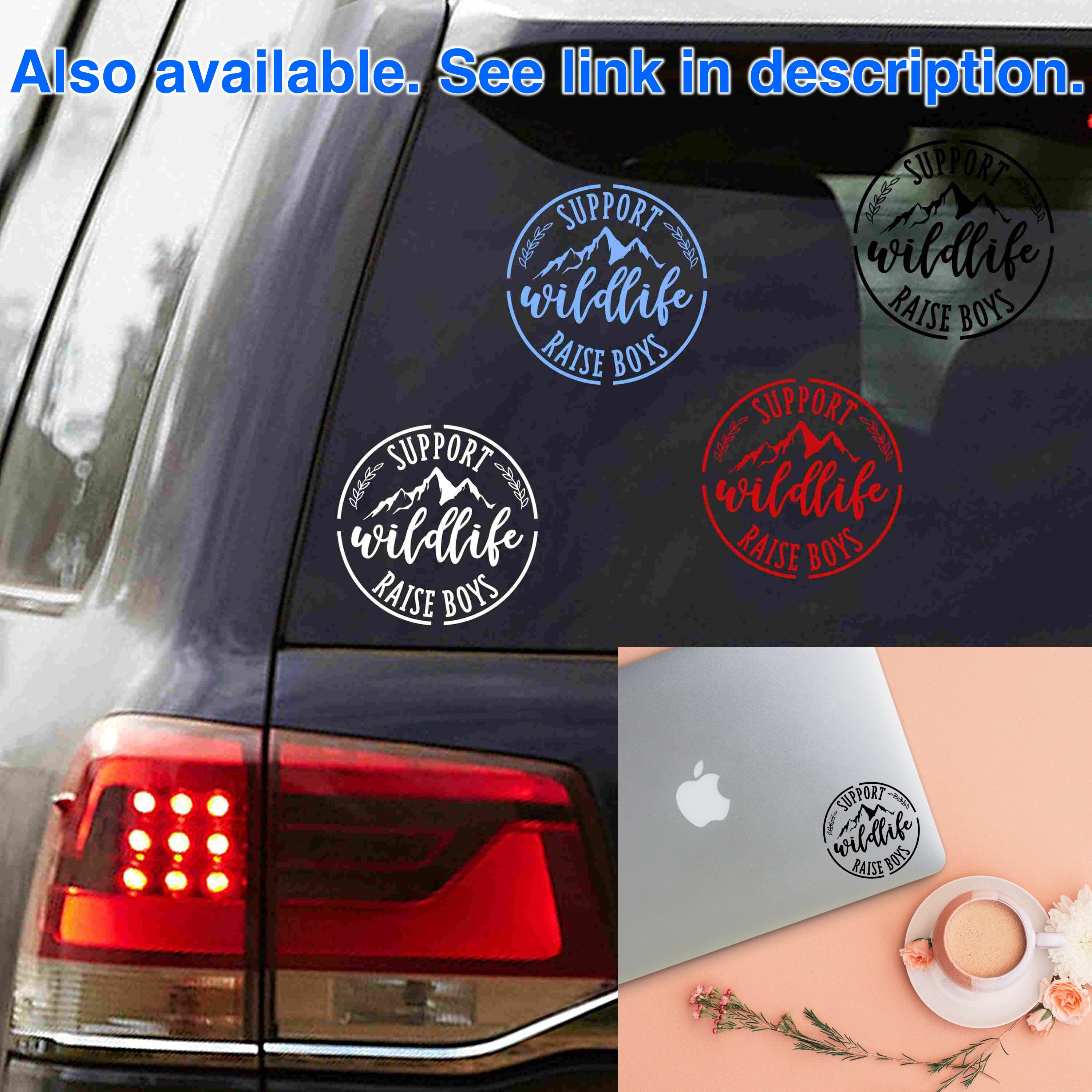 More Shiz "Proud Parent Of A Veterinarian" Decal Sticker - Two 5 Inch Vinyl Decals For Car Bumper Or Laptop