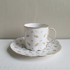 Vintage Rosenthal Group Classic Rose Teacup and Saucer Plate, Vintage Yellow Rose, Made in Germany, Rosenthal Porcelain, Teacup Saucer Set