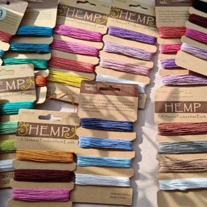 1mm natural waxed hemp cord for bracelet macrame Jewelry making 4*42ft
