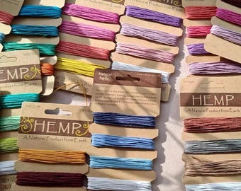 1 mm natuurlijk gewaxt hennepkoord voor armband macramé Sieraden maken 4*42 ft