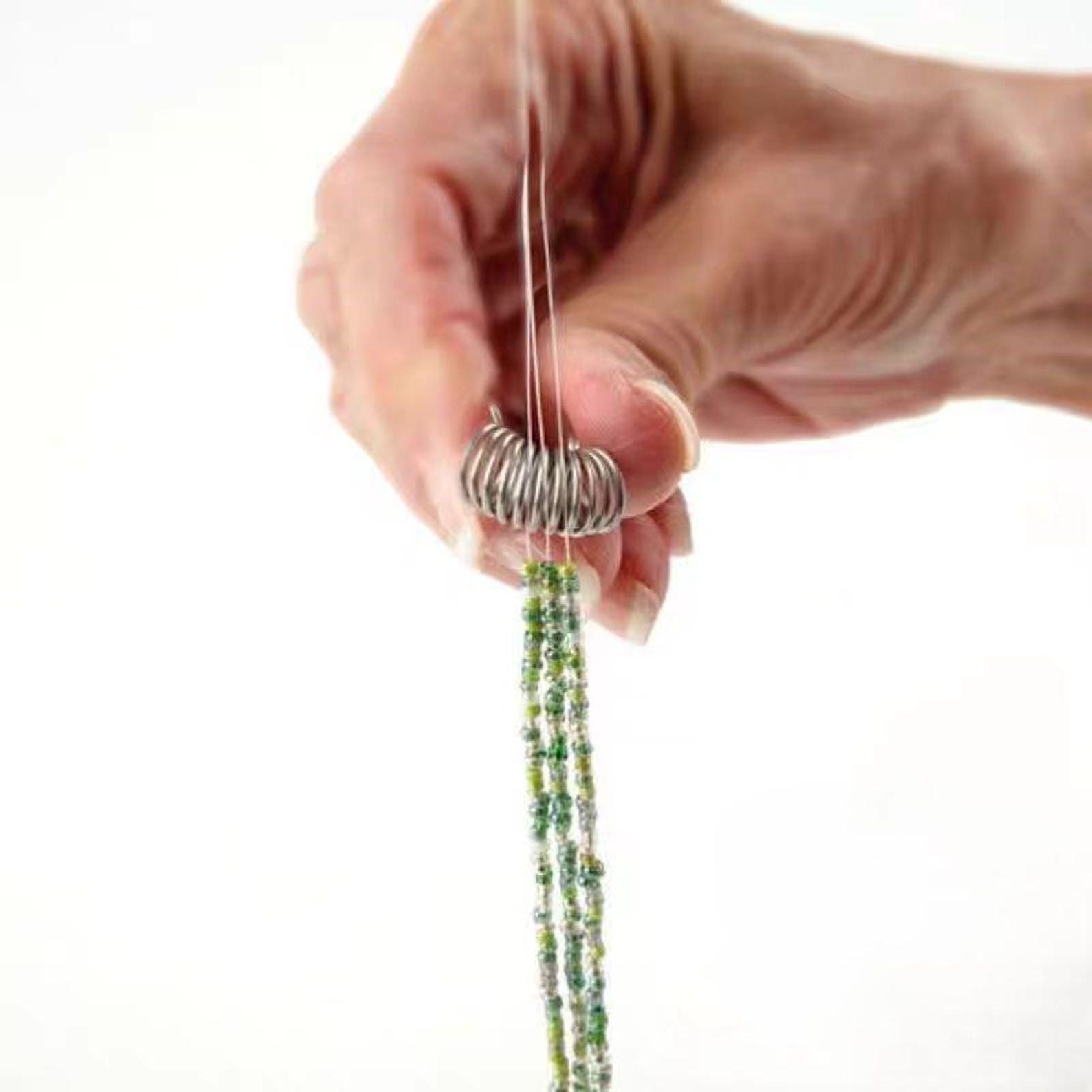 Stopper Helper Spring Beading Helper Tools, Spring Clamps & Bead Stopper Rubber Sleeves ...