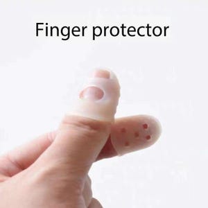 Silikonfingerskydd för pärlbroderi - Halkfria och punkteringssäkra