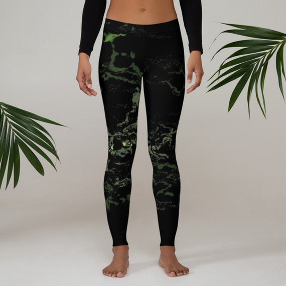 Green marble tights Outlet