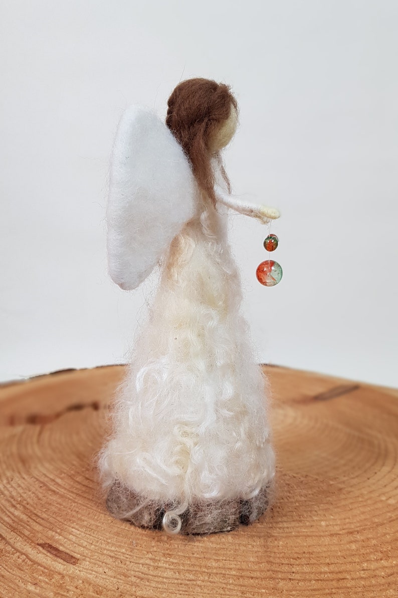 Angel tree topper christmas tree topper needle felted angel Etsy