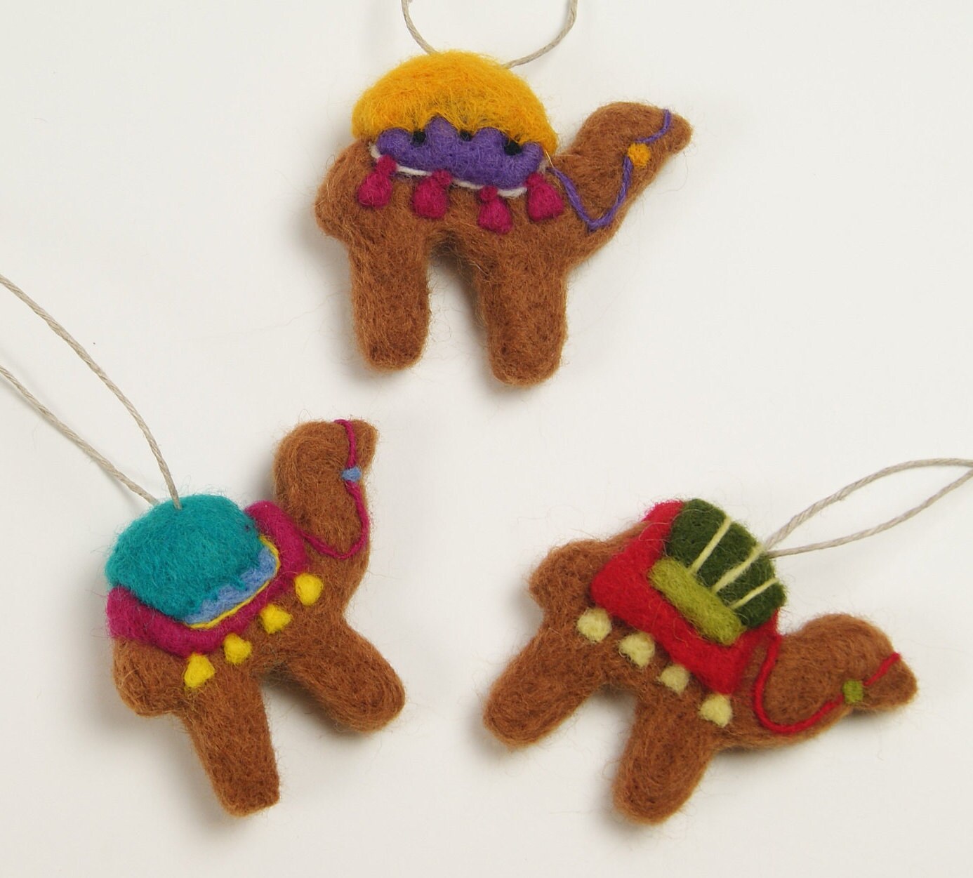 DIY Felting 3 Camels Needle Felting Kit for Beginners Needle Etsy Canada