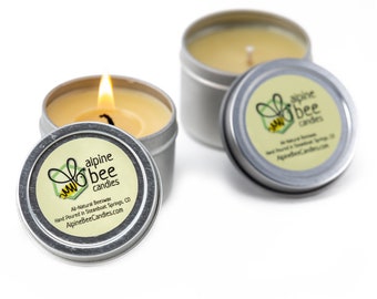 Beeswax Travel Candle Tins (Set of 2) - Handpoured in Steamboat Springs, CO