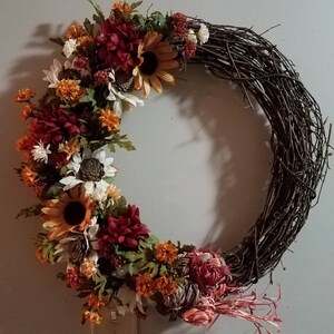 Rustieke herfst krans