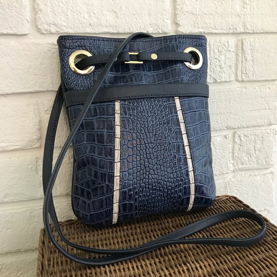 navy blue crossbody bag