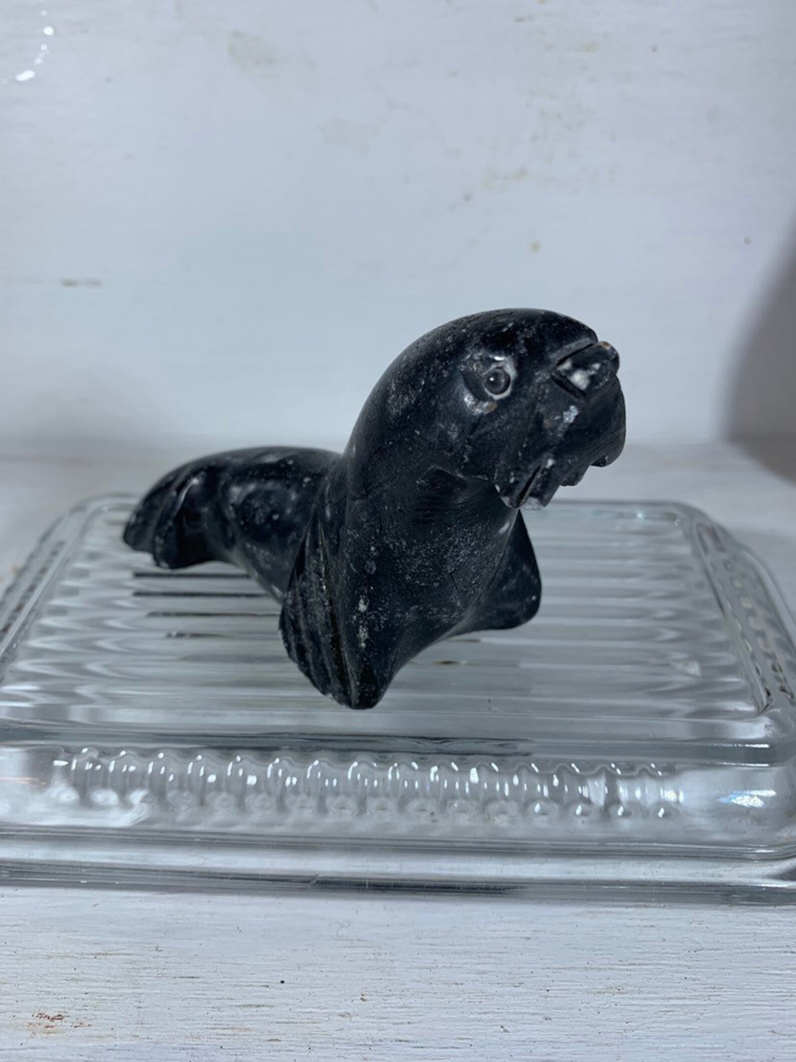 Soapstone Carving Walrus Penguin Pair Hand Carved Etsy