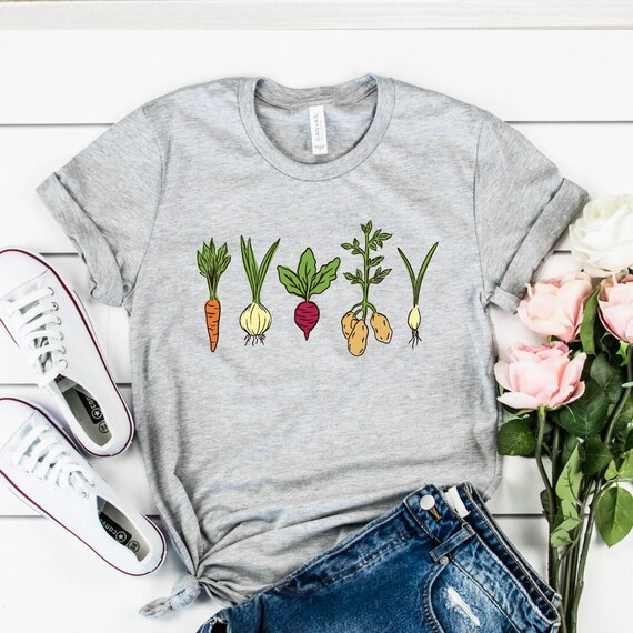 Vegetables shirt, vegan's Shirt, gift for vegans, carrots potato onion garlic t-shirt, vegan day gift idea, funny kitchen shirt men women