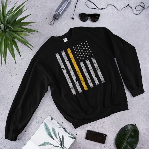thin gold line Sweatshirt for women, 911 dispatcher sweatshirt for women, dispatcher graduation gift, birthday gifts for dispatcher