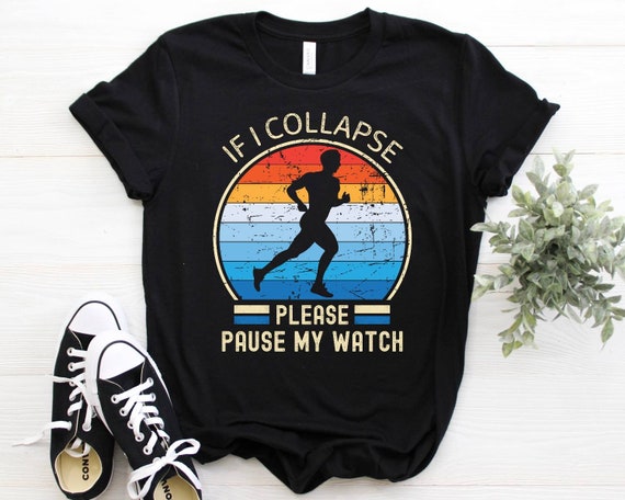 If i collapse please pause my watch shirt, running men shirt, funny running shirt, gifts for men, men tank top, retro vintage running shirt