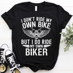 Funny Biker Wife Shirt, Motorcycle Lover Gift
