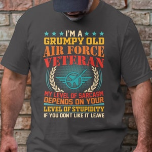 Air force veteran gifts, funny air force veteran shirt for dad grandpa men I&#39;m a grumpy old Air force veteran shirts tank top gift idea