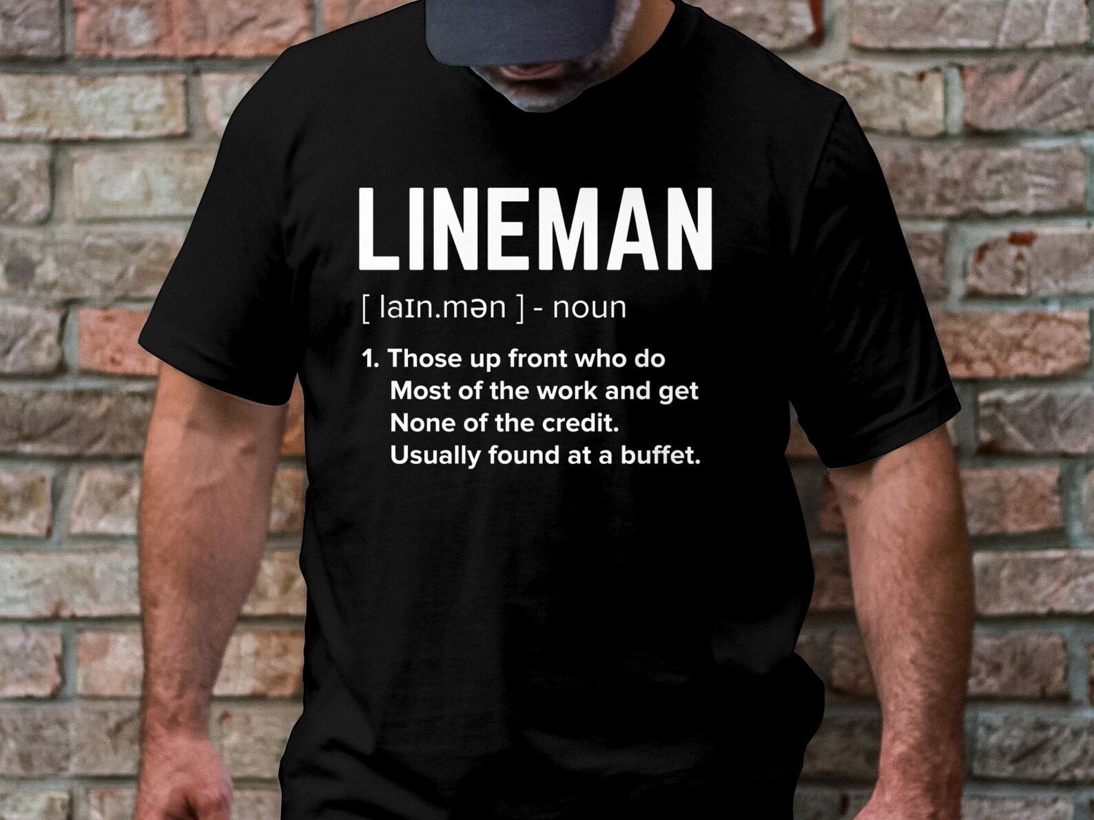 Lineman Shirt, Lineman Definition Tshirt, Football Lineman Tshirt