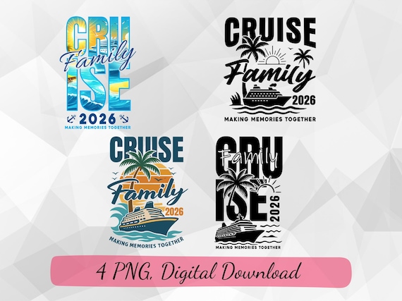 Cruise Family 2026 making memories together PNG Digital Download