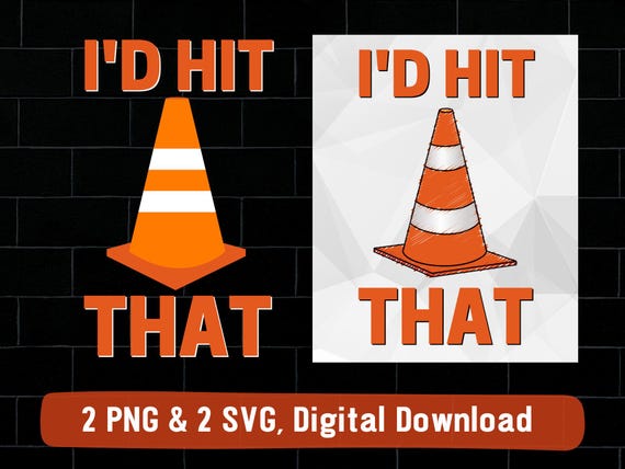 I'd hit that traffic cone png svg