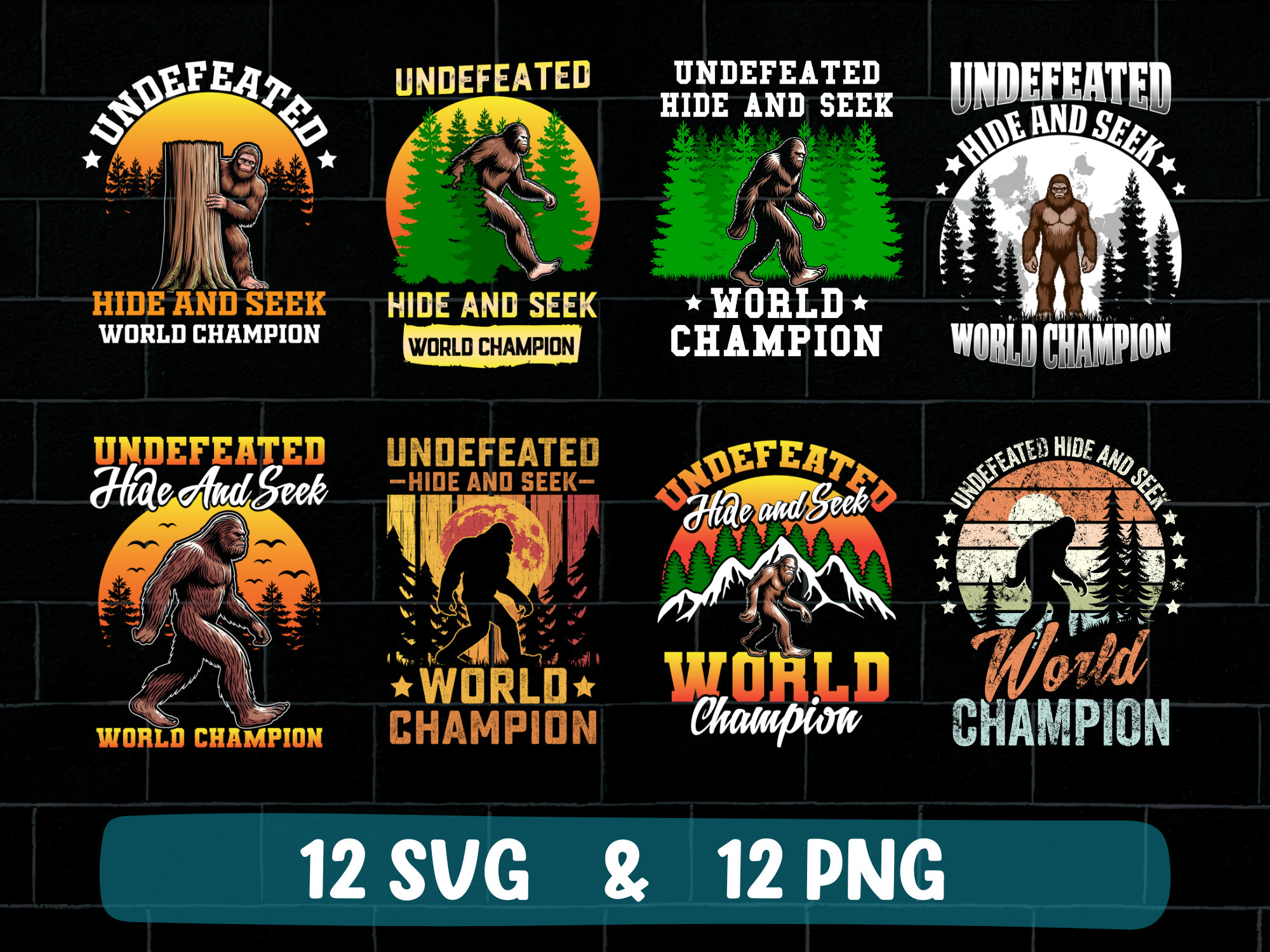 Undefeated Hide and Seek Champion - Etsy