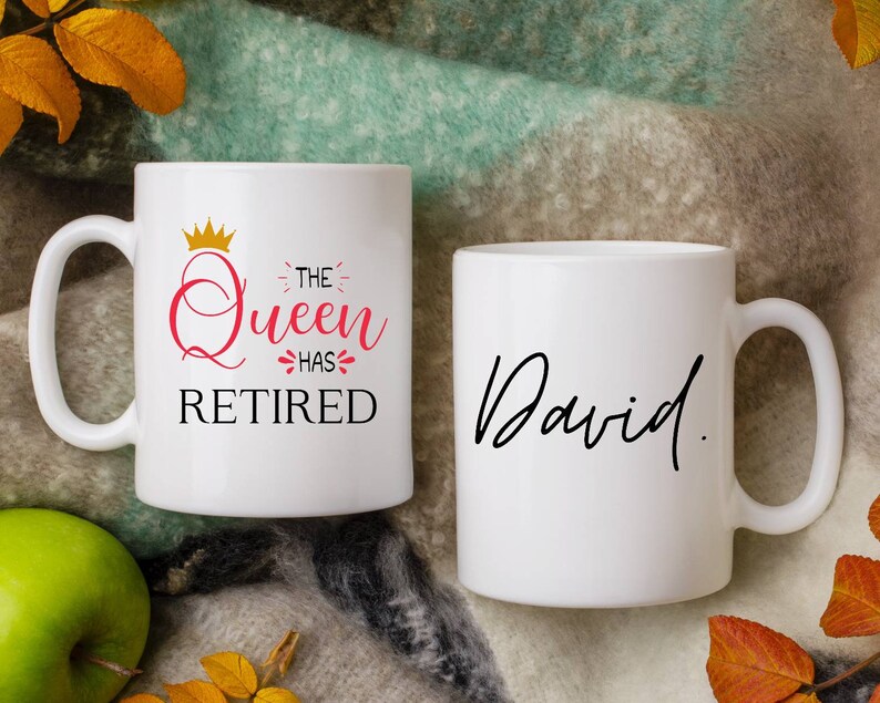 The Queen Has Retired Tasse: Individuelles Geschenk Bild 3