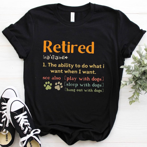 Retirement Dog Dad for Mom Etsy