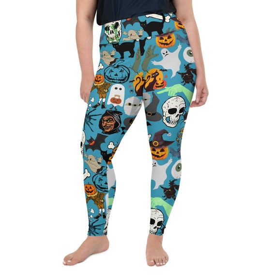 Halloween Leggings Women Plus Size 