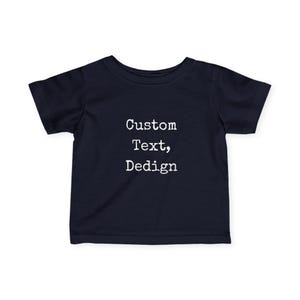 Custom baby shirt, personalized baby shirt, Infant Fine Jersey Tee