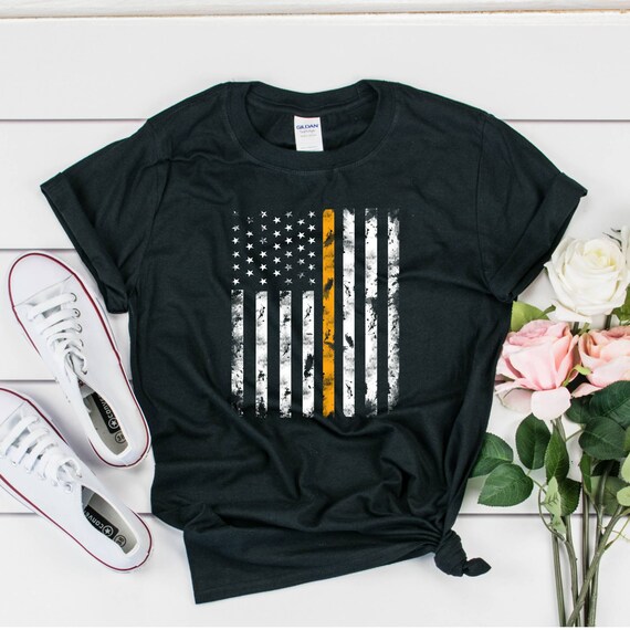 Thin gold line shirt, thin gold line tank top, thin gold line clothes, aesthetic 4th of July shirt, dispatcher shirt, 911 dispatcher Shirt,