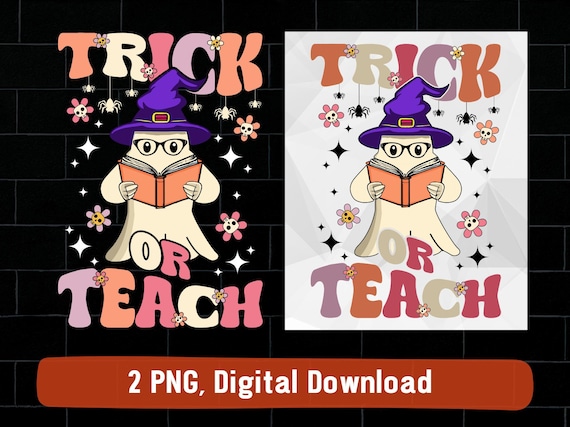 Trick or teach png trick or teach ghost witch Halloween png
