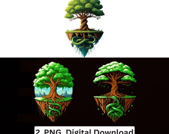 Tree Snake PNG Fantasy Nature Sublimation Cricut Printable Digital Download