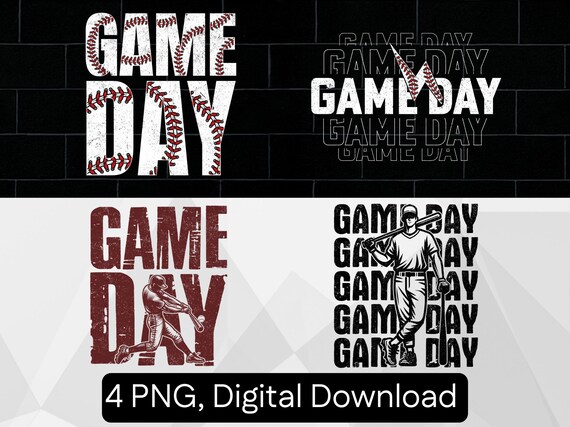 Baseball Game Day PNG bundle, Vintage Sports Shirt Design, Retro Distressed Sublimation, Home Run Team Spirit