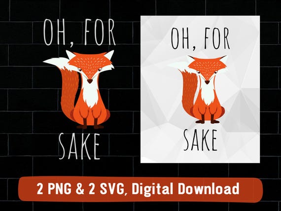 Oh for sake fox png svg