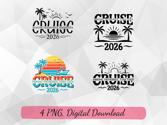 Cruise 2026 PNG Digital Download