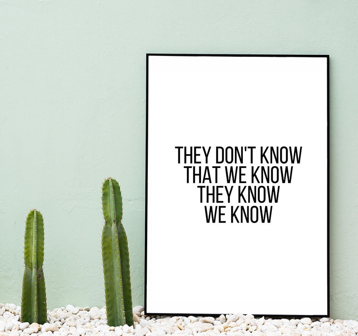 FRIENDS Quote Home Decor Wall Print Wall Art Wall Decor Poster | Etsy