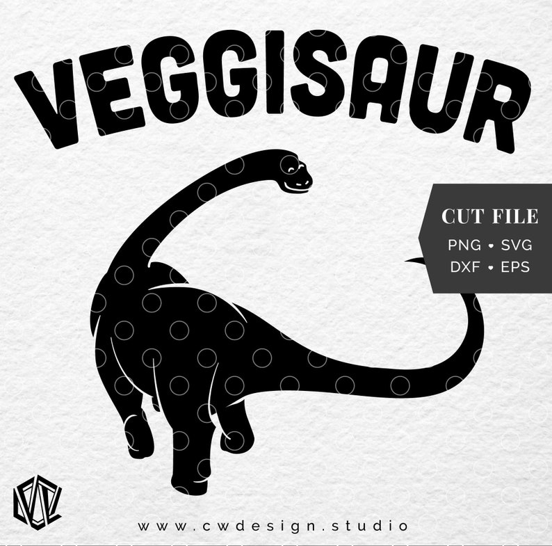 Download Veggisaur Svg Dinosaur Vinyl Svg Brontosaurus Card Etsy PSD Mockup Templates