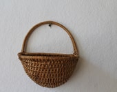 Wall basket, planting basket, vintage, braidbasket, 70s, urban jungle, boho
