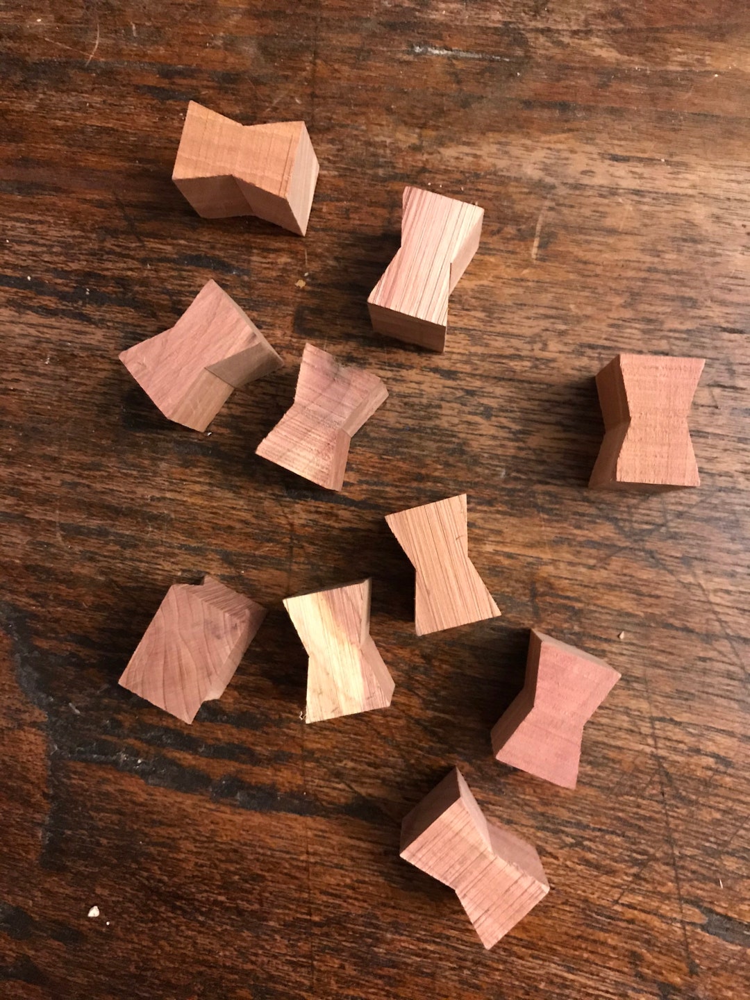 10 & 100 Pack Wood Bow Tie Butterfly Key Crack Stop Joinery Etsy