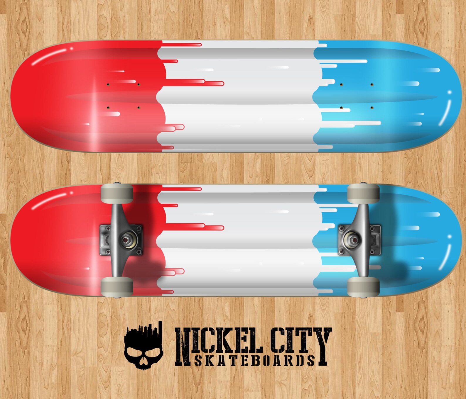 Ice Cream Skateboard Deck Skateboard Design Art Skateboard | Etsy