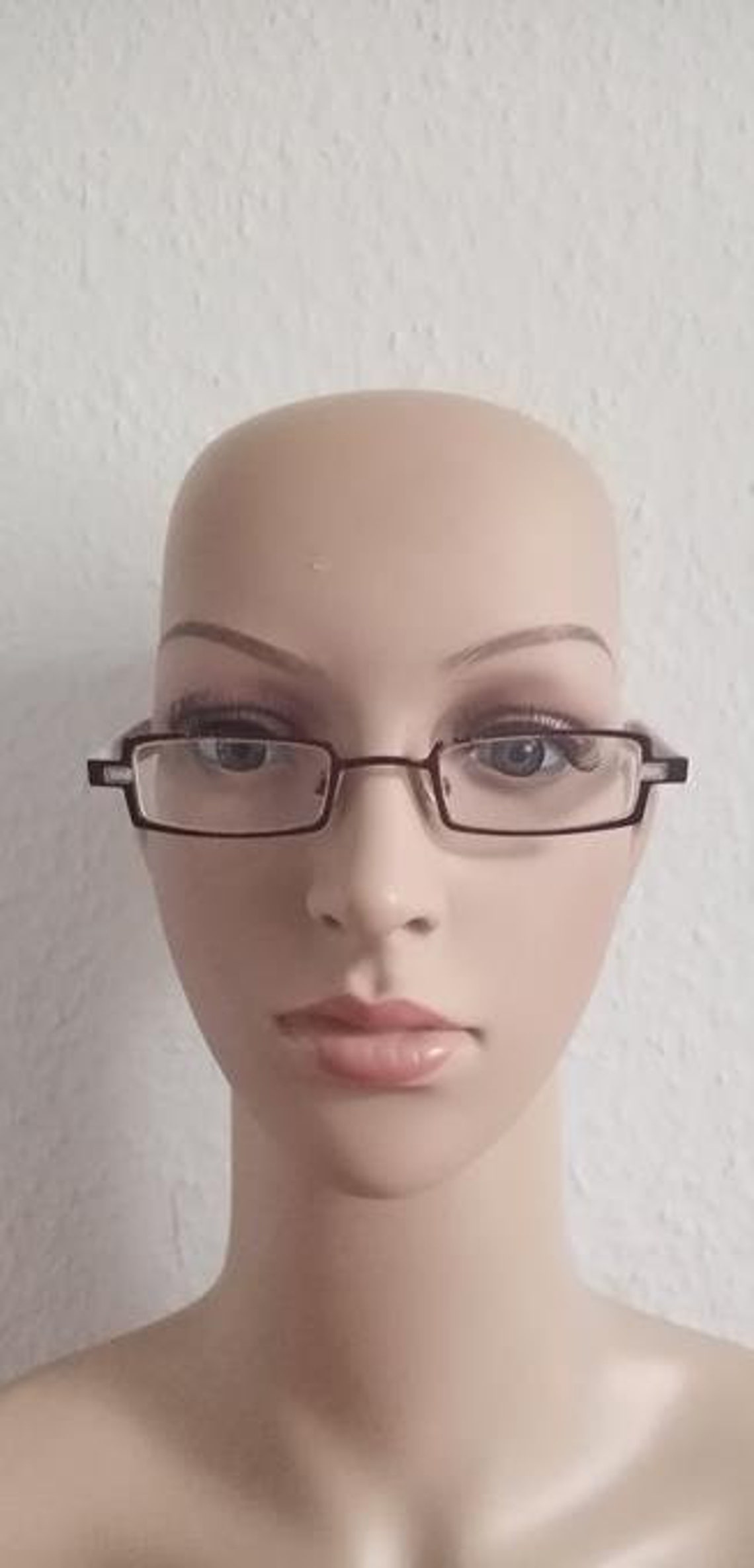 Lunettes De Soleil Vintage Années 90 - Verres Noirs, Monture Ronde Marron, Occasion