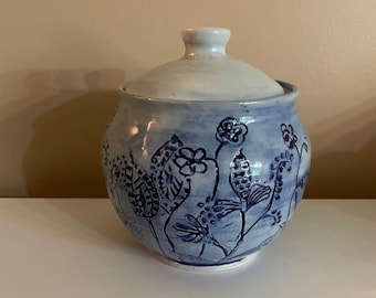 Floral Sugar Jar