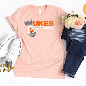 Ukulele Shirt, Ukes Not Nukes, Musician Shirt, Love Music Tee, Musician Gift, Music Teacher, Ukulele, Ukulele Lover, Ukulele Gift, Art Gift