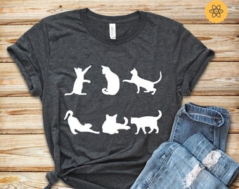 Cat Lover Shirt, Cat Mom Shirt, Un Deux Trois Cat Shirt,  Cat Lady Gift, Crazy Cat Lady, Cat Lover Gift, Cat Mom Gift, Funny Cat Shirt