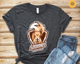 Chemise d’écureuil, Amateur d’écureuil, Chemise d’escouade d’écureuil, Cadeau d’écureuil, Animal woodland, Chemise nature, Accessoires d’écureuil, Chemise à noix, Sweat à capuche