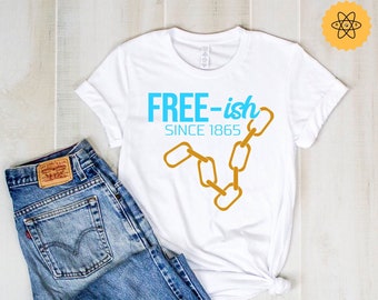 Black Lives Matter / Camisa Livre desde 1865 / Camisa Freeish / Camisa Juneteenth / Camiseta Jenteenth / História Negra / História Negra Importa