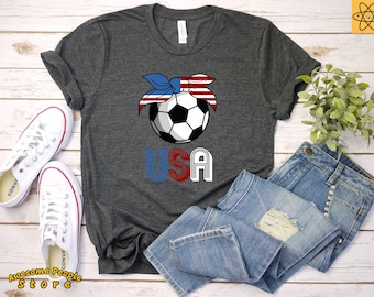 Camiseta de fútbol femenino de EE. UU. / Camiseta de Francia 2019 / Selección nacional de fútbol femenina de EE. UU. / Fútbol femenino / Fútbol de EE. UU. Francia 2019 / Fútbol de Estados Unidos