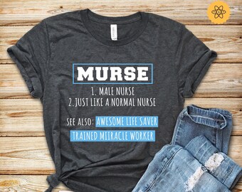 Camisa RN, Escuela de Enfermería, Regalo para Estudiantes de Enfermería, Vida de Enfermera, Camisa de Enfermera Masculina, Regalo de Enfermera Masculina, Enfermera Registrada, Regalo de Enfermera, Camisas de Enfermera