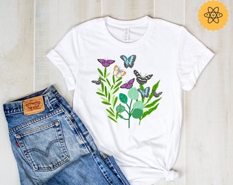 Vintage Butterfly Shirt, Butterfly Design Art, Butterfly Tee Shirt, Type Of Butterfly Shirt, Butterfly T Shirt, Types Of Butterflies