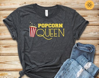 Camisa de palomitas de maíz, Fiesta de palomitas de maíz, Reina de palomitas de maíz, Camisa, Camiseta sin mangas, Sudadera con capucha, Amante de las palomitas de maíz, Regalo de palomitas de maíz, Camisa divertida de palomitas de maíz, Maíz reventado, Maíz