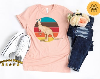 Kangaroo Shirt, Kangaroo Gift, Animal T Shirt, Kangaroo Birthday, Kangaroo, Australia Shirt, Kangaroo Australia, Australia Flag, Australian
