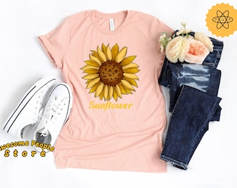 Tee tournesol, chemise tournesol vintage, Design Art, Tee Shirt tournesol, Tournesol, T Shirt tournesol, Chemise tournesol, Tournesol Party