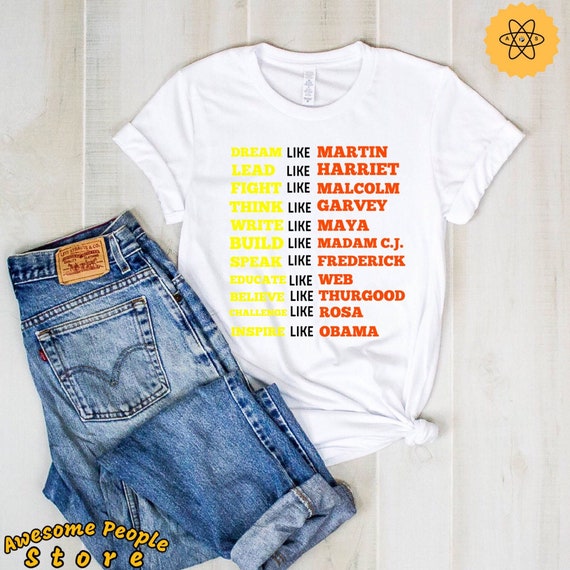 Black History Shirt, Black History Month, Black Lives Matter, History Shirt, Black Pride Shirts, Dream Like Martin Shirt, Toddlers, Gifts